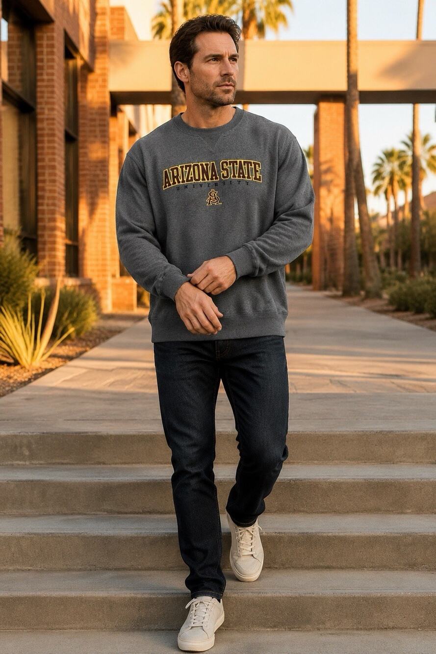Big Cotton Arizona State Sweatshirt Mens XXL Crewneck ASU